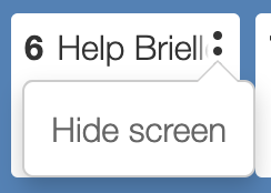 New feature just dropped! Hide screens in a live activity. More flexibility for your lesson facilitation.