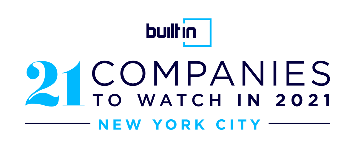investwithLEX's tweet photo. We’re proud to be a Built In NYC' 21 Companies to Watch in 2021. See the full list at: https://t.co/Tv8aJDrEtL #BuiltIn21 https://t.co/5eRa5A3MXY