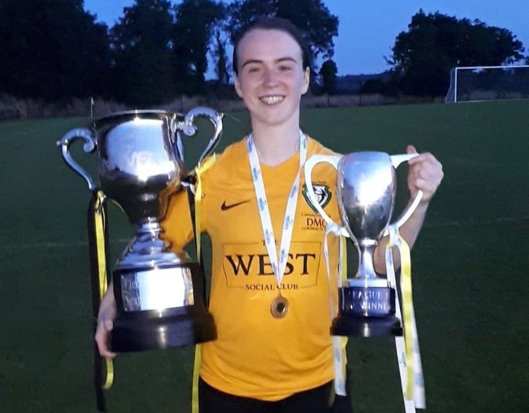 The club would like to wish a massive good luck to ladies team captain Siobhan Bell, who is currently training with the Northern Ireland Futsal team as they prepare for the qualifiers in Lithuania.

It is great to see Siobhan doing so well with the national futsal team.

1/2