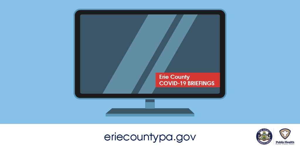 CountyofErie's tweet image. Today at 1:30 p.m.: Watch our Facebook Live for a special memorial dedication on the anniversary of the first #COVID19 death in Erie County.