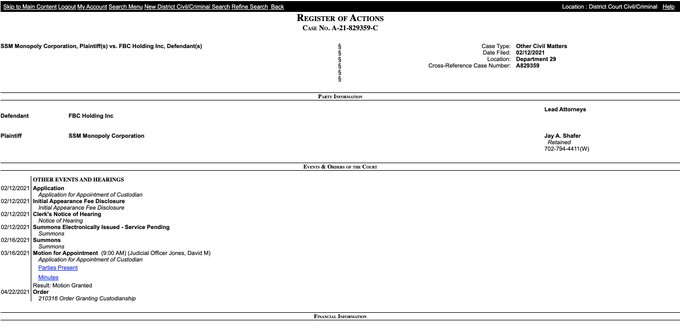 PennyStockGeeks's tweet image. FBCD **BREAKING MATERIAL EVENT**  Order Granting Custodianship Filed! #REVERSEMERGER $FBCD