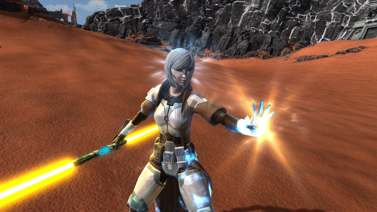 AshiaSature's tweet photo. optimistic Nadia and altruistic Jaesa
I just soooo much wish to have them both in my Jedi Consular crew. They're so amazing. I see no reason why these two couldn't be best friends.
Especially love the voice acting of Holly Fields as Nadia. #SWTOR #NadiaGrell #JaesaWillsaam https://t.co/TpmsXTjuLW