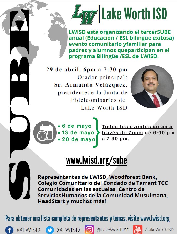 LWISD SUBE 2021 Event (Successful Bilingual/ESL Education).