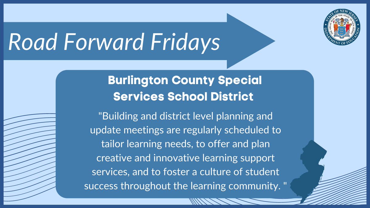 NewJerseyDOE's tweet photo. To learn more about how @bcsssd is "...foster[ing] a culture of student success throughout the learning community," click here: https://t.co/76sSHoRHCN. 

To read more success stories, click here: https://t.co/YqzSi6igf9. 

#RoadForwardNJ https://t.co/nYpb4owi9r