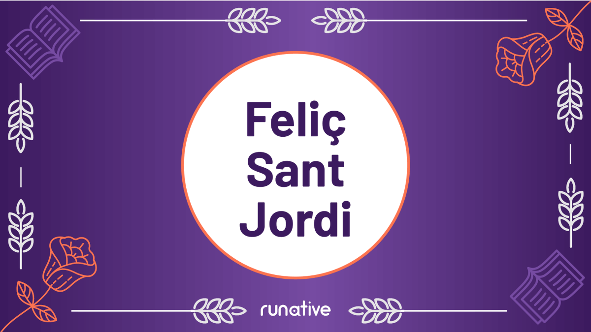 runativeads's tweet photo. 🌹 📚 Happy Sant Jordi! 🌹 📚
Today, we celebrate the Day of Sant Jordi, one of the most original celebrations in Catalonia. This popular festival combines culture and romanticism, celebrating both World Book Day and Valentine’s Day. 
Have a lovely Sant Jordi everybody! https://t.co/lmxEUE7rEW