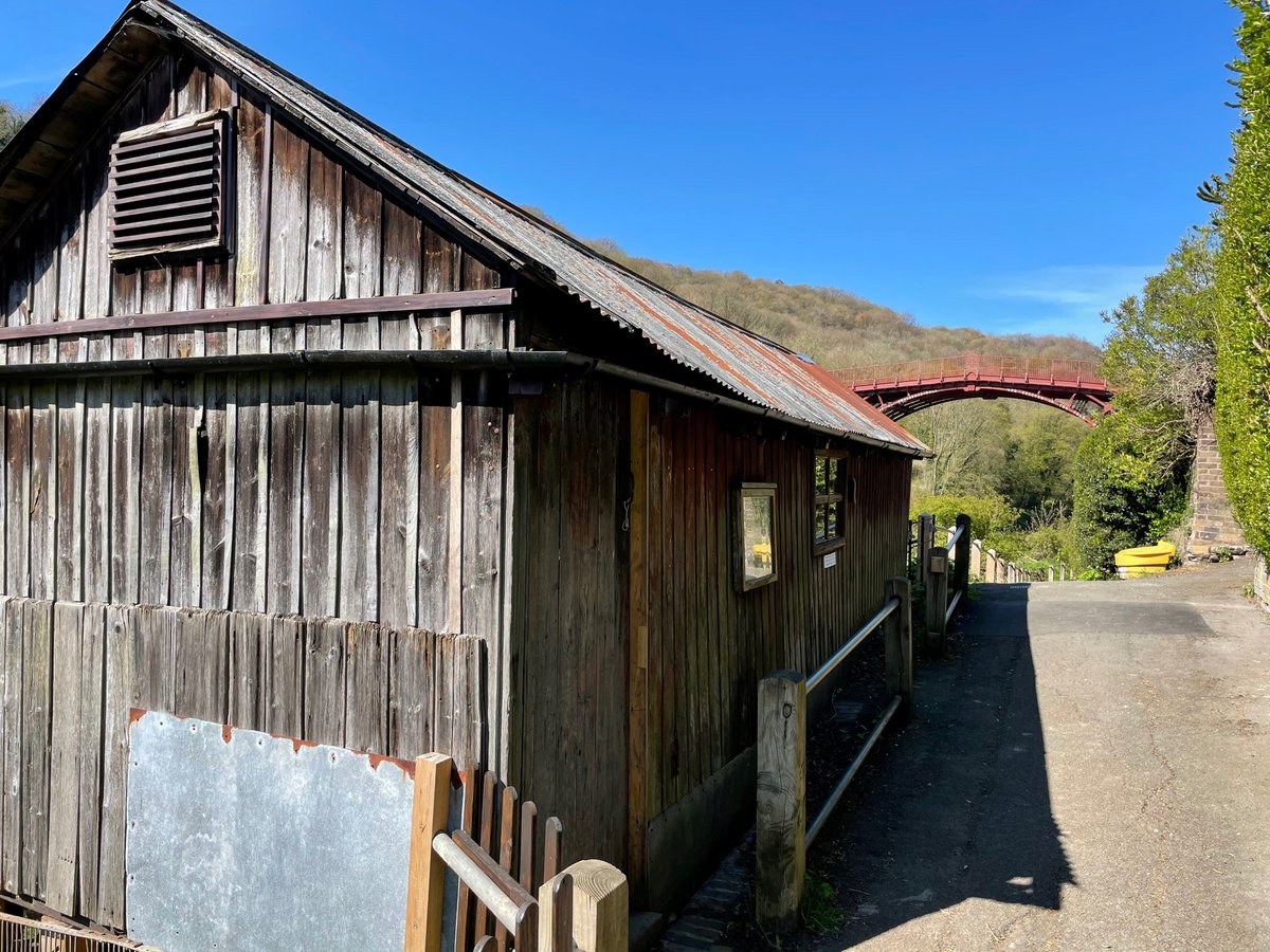 Whilst at Ironbridge couldn't resist popping down to see how the Rogers Coracle Shed was doing 6 months after the sympathetic restoration was completed and its looking exactly as intended as if we had never been there.