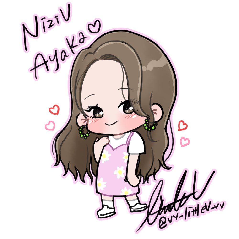 Littlev Niziu Fa Ayaka Niziu Niziu描いてみた Ayaka アヤカ T Co Vyqluau9yb Twitter