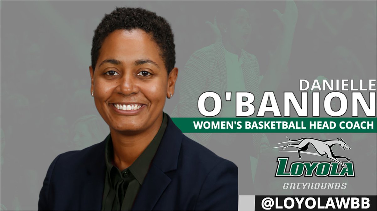 We are excited to welcome Danielle O’Banion as the new head coach of <a href="/LoyolaWBB/">Loyola Women's Basketball</a>! A standout recruiter with 20 years of DI coaching experience, O’Banion’s postseason resume includes a trip to the Final Four as an assistant for <a href="/GopherWBB/">Minnesota Women's Basketball</a>. #GoHounds

📰: loyo.la/3xitPR7