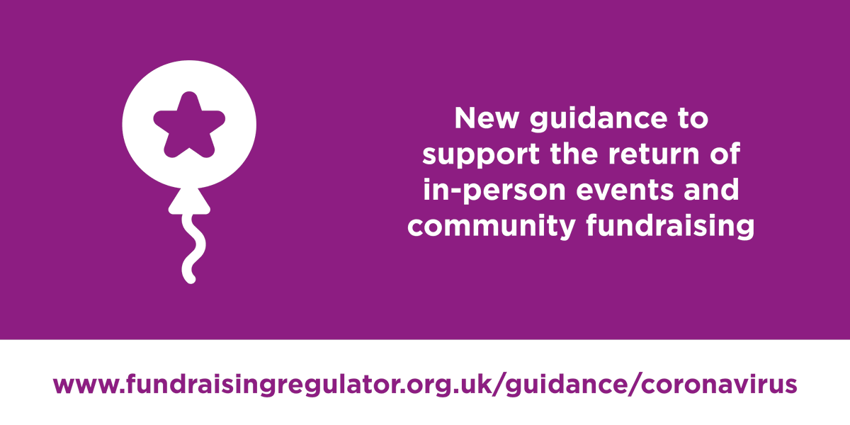 Is your organisation planning to resume events and community fundraising activities? Requirements may differ across the UK so always check the relevant Government guidance in the nation you are fundraising in as well as our new Coronavirus guidance bit.ly/3ehQc0o