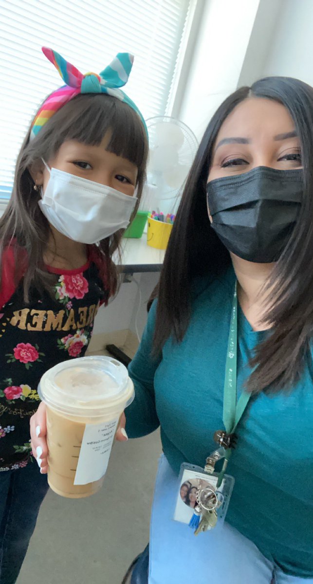Thank you so much to my kind hearted Ava for brining me a Starbucks this Friday morning 😊 How did she know her Teacher needed a coffee this morning 😊 Thank you @Krente_CJES