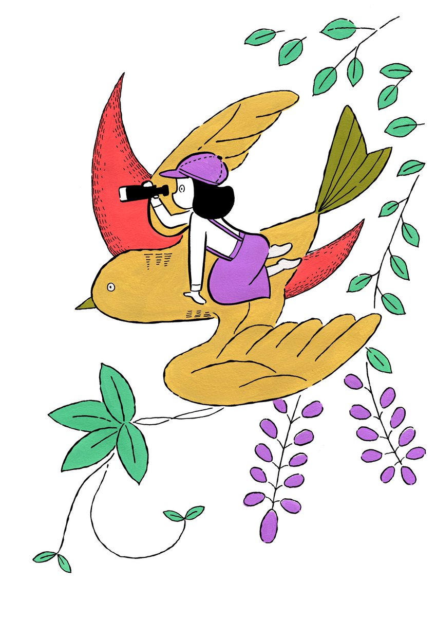 Fumiishiwata Illustration 藤に杜鵑 Illustration Fumiishiwata Illustrator Painting Drawing Art Design Sketchbook Girl Graphicdesign イラスト イラストレーター イラスト好きな人と繋がりたい アート 人物イラスト 絵 レトロ 花札