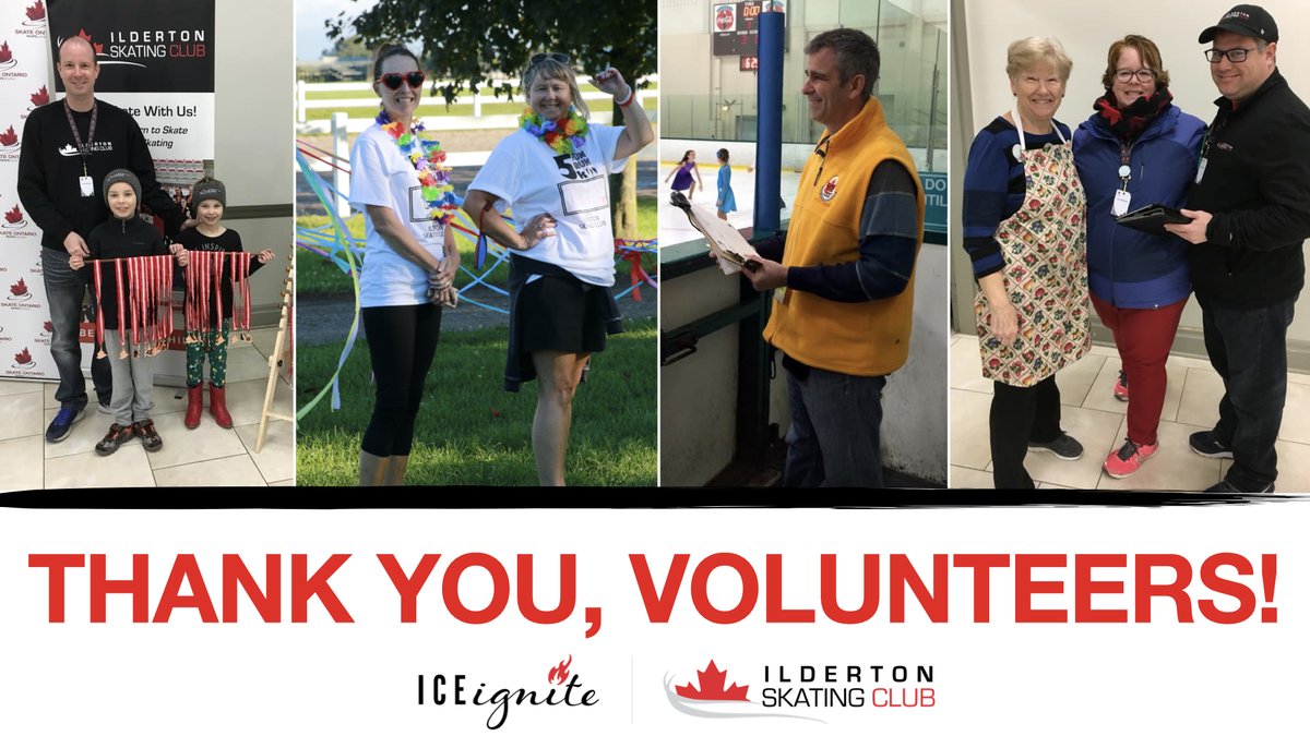It’s #NationalVolunteerWeek and here at the Ilderton Skating Club we feel very fortunate to be home of the BEST volunteers in the world! So here is a big THANK YOU to all our phenomenal volunteers for all you do to allow our skaters to always #believeandachieve!