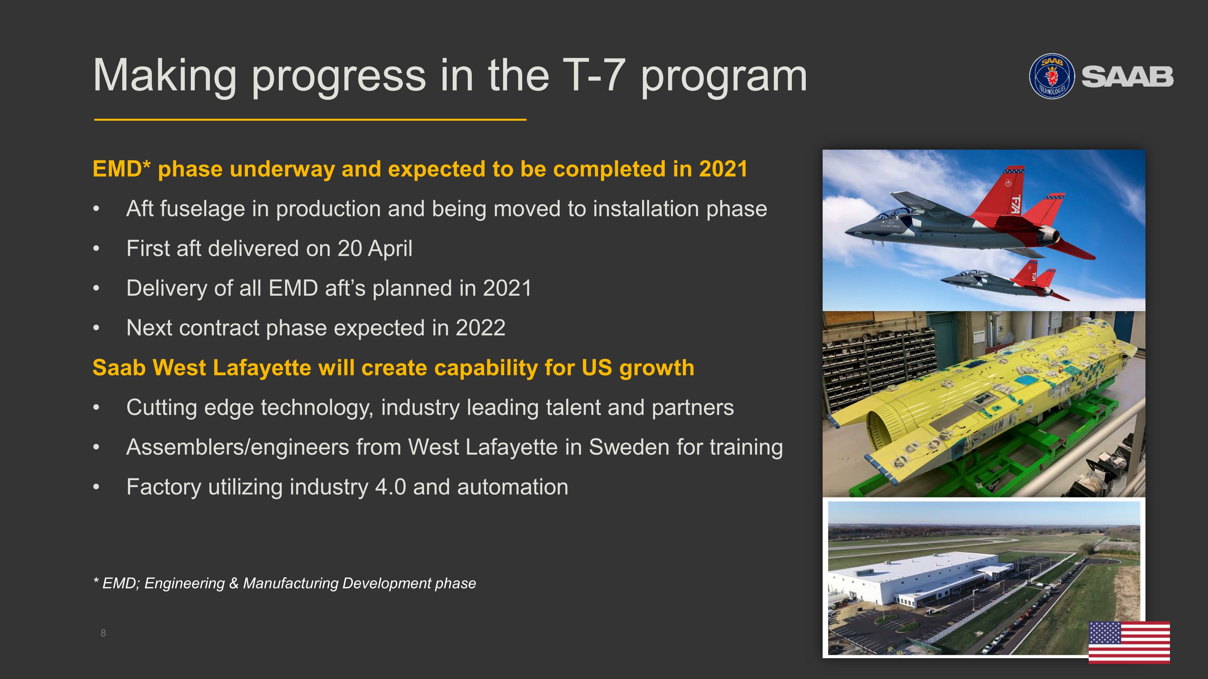 Gripen News Saabs Aft Fuselage For The T 7a Is Certainly Not A Minor Part Photo Boeing Slide Q1 Pres Saab Ab T Co Nnr8ahzgqk Twitter