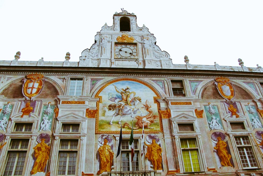 Св банк. Генуэзский банк Святого Георгия. Банк Святого Георгия в Генуе. Первый банк в мире Генуя. Банк Святого Георгия в Генуе символ.