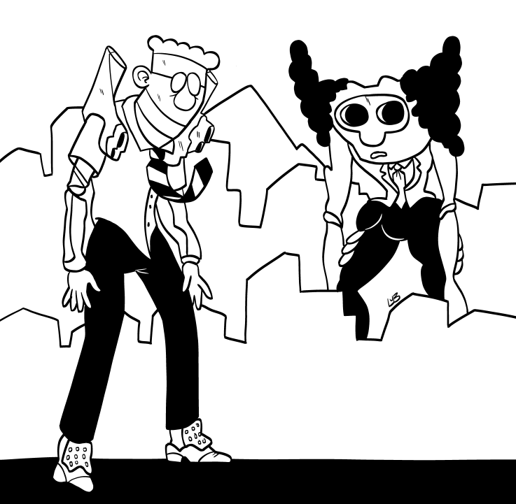 not sure how to put this besides "dilbert evangelion"