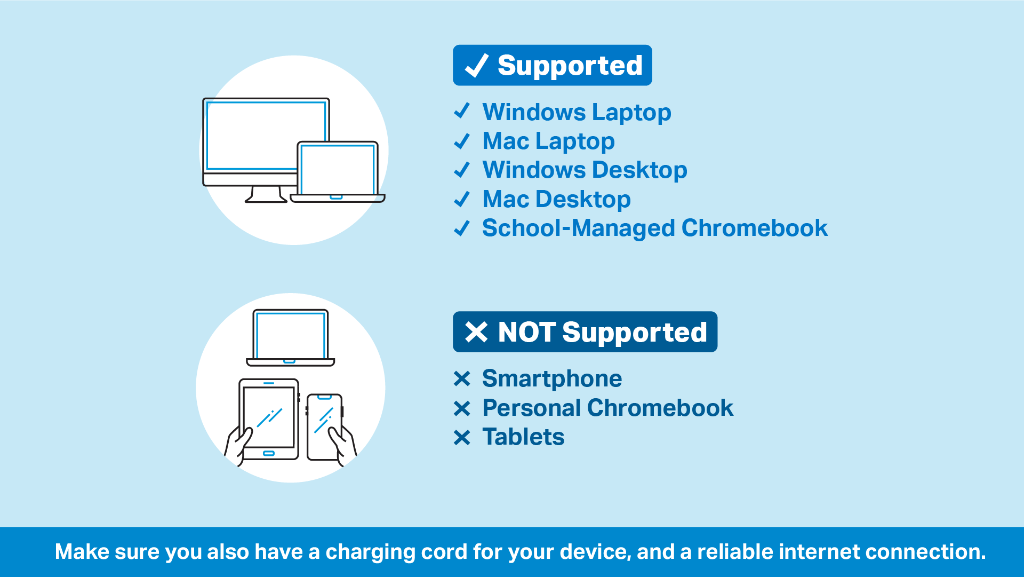 APforStudents's tweet image. If you’re taking a digital AP Exam this year, make sure you have access to a compatible device. Please speak to your AP teacher if you have questions or concerns about your device. spr.ly/6016H4xZ6