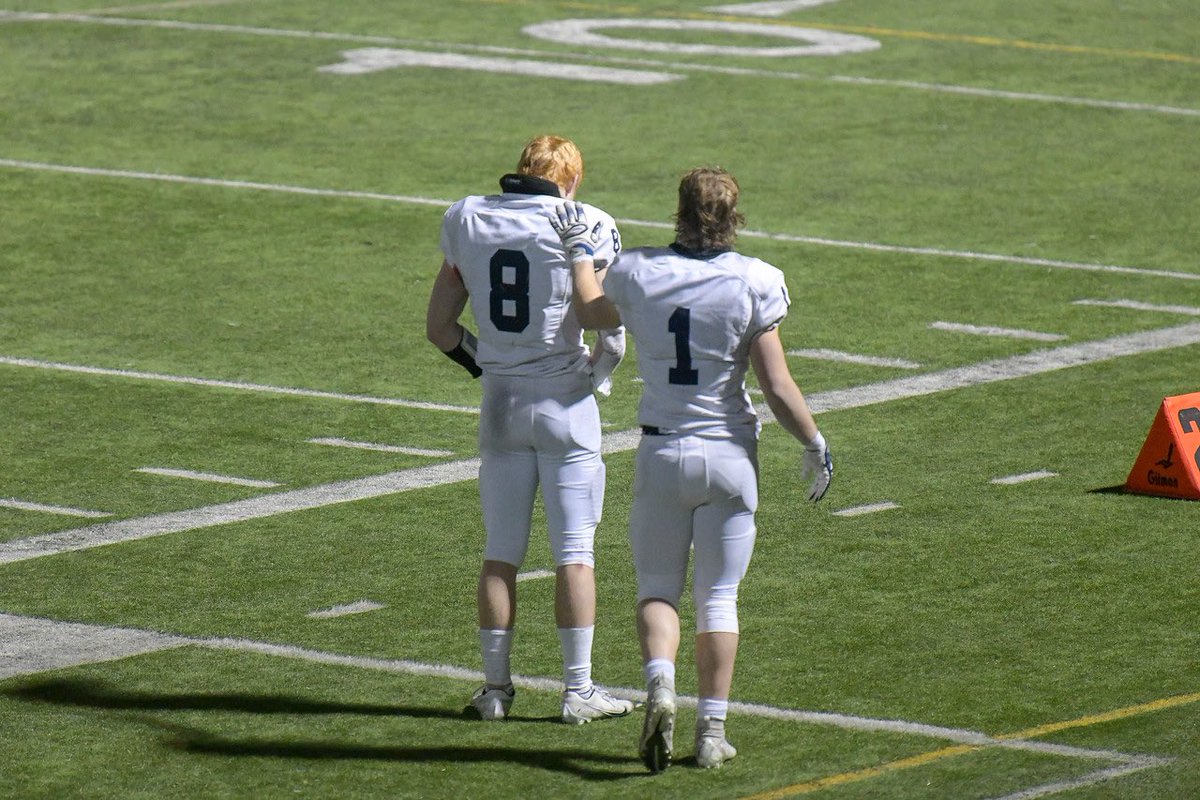 <a href="/newtrierfb/">New Trier Football</a> <a href="/nevancremascoli/">Nevan Cremascoli</a> I am going to miss the six phone calls a week with <a href="/jimrothlive/">Jim Roth</a> and our constant analysis and prognostications. These two have been at it a long time. Damn sad they see it end tonight.