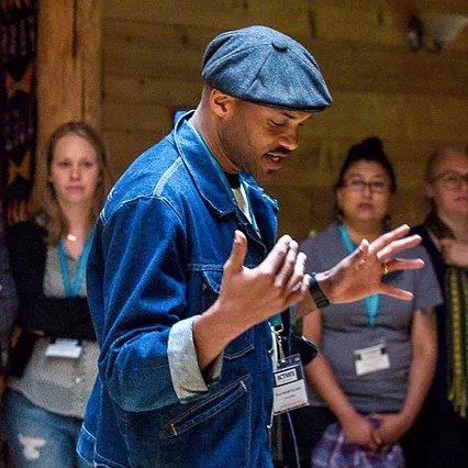 Introducing our final speaker, <a href="/KWM_MUSIC/">KWM Music</a>!

Khari is an award-winning musician and creative facilitator who uses the arts &amp; experiential activities for transformational learning. Khari has worked with communities across Africa, Australia, Europe, North America and the Caribbean.