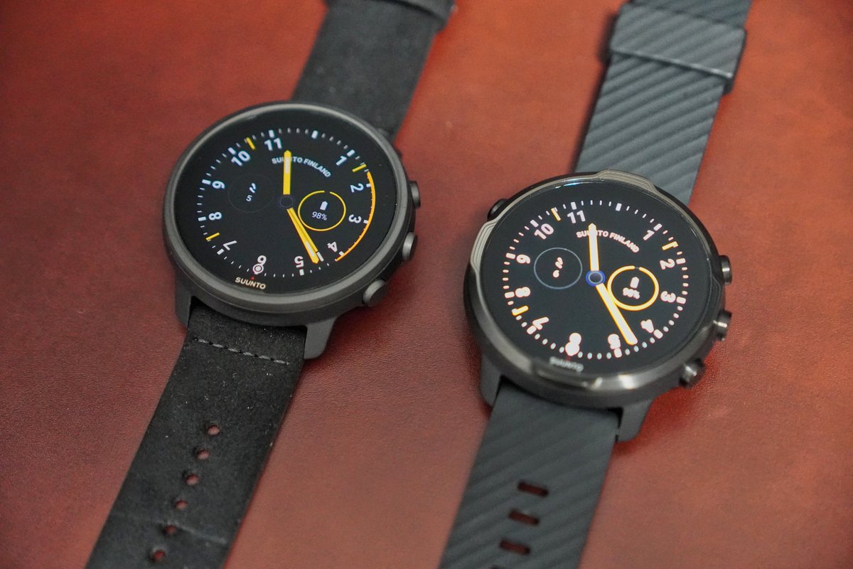 norilog4's tweet photo. 4⽉21⽇に発売された #Sunnto7 TITANIUM(スント セブン チタニウム)
チタン製ベゼルを使⽤したモデル(左)となっていてさらに前モデル(右)と比較してもウォッチフェイスがシンプルに。
総合的な睡眠データの追跡と分析機能も導入!
オールブラックのスマートウォッチ
https://t.co/MwX7ug9eh5 https://t.co/AIRIaC5wRD