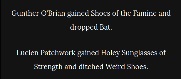 Ladies, Gentlemen, None of the Above, etc... It is An Historic Day for Blaseball (TM). The <a href="/CHSSTFans/">👟 Charleston Shoe Thieves 👟</a> have finally managed to officially steal some shoes: