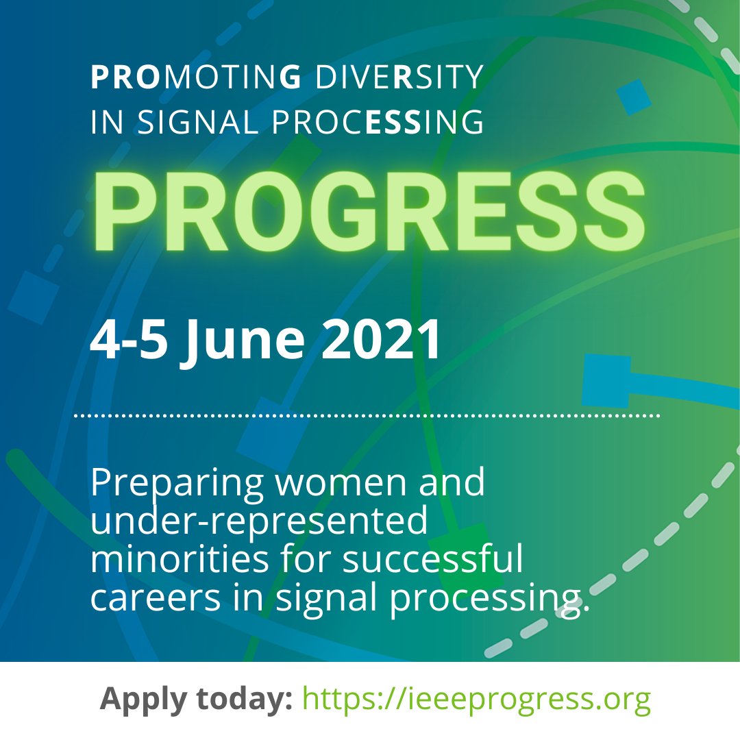 IEEE Signal Processing Society (@ieeesps) on Twitter photo The application period for PROGRESS at <a href="/ieeeICASSP/">IEEE ICASSP</a> is now open! The deadline to apply is Monday, 10 May. Learn how to succeed with an academic career in signal processing: ieeeprogress.org #ICASSP2021 The application period for PROGRESS at <a href="/ieeeICASSP/">IEEE ICASSP</a> is now open! The deadline to apply is Monday, 10 May. Learn how to succeed with an academic career in signal processing: ieeeprogress.org #ICASSP2021
