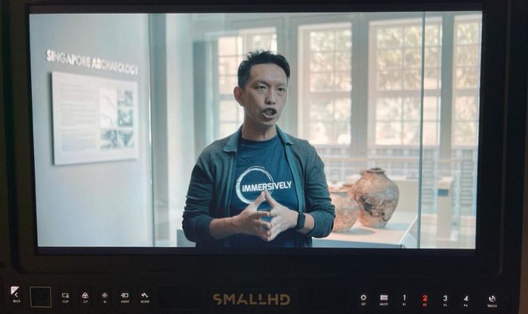 iMMERSiVELYVR's tweet photo. Always happy and ready to lend my voice (and self) to share and talk all about the integration of #AR #VR #ImmersiveTechnology with #Culture &amp; #Heritage! Thank you @NHB @ACM! https://t.co/1cvrdMQXju