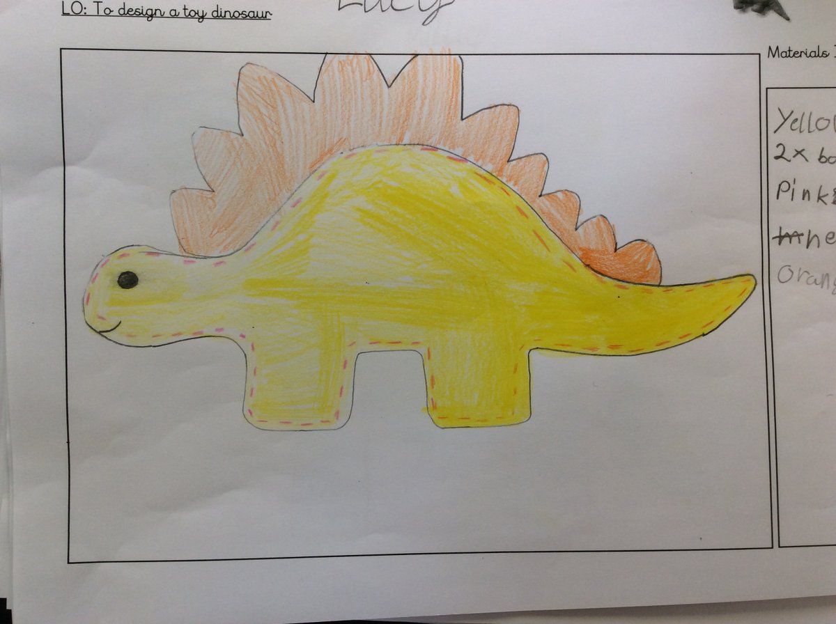 NectonY2's tweet image. Today we have enjoyed designing a soft toy dinosaur. We are looking forward to sewing them over the next few weeks. We will keep you updated with our progress.. #greatnectonsewingbee #nectonlovessewing #toydinosaur