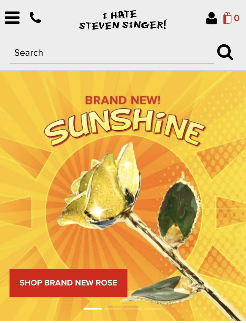  Each year, I Hate Steven Singer introduces a new color rose in time for Mother’s Day. This years color? You guessed it!SUNSHINE YELLOW.