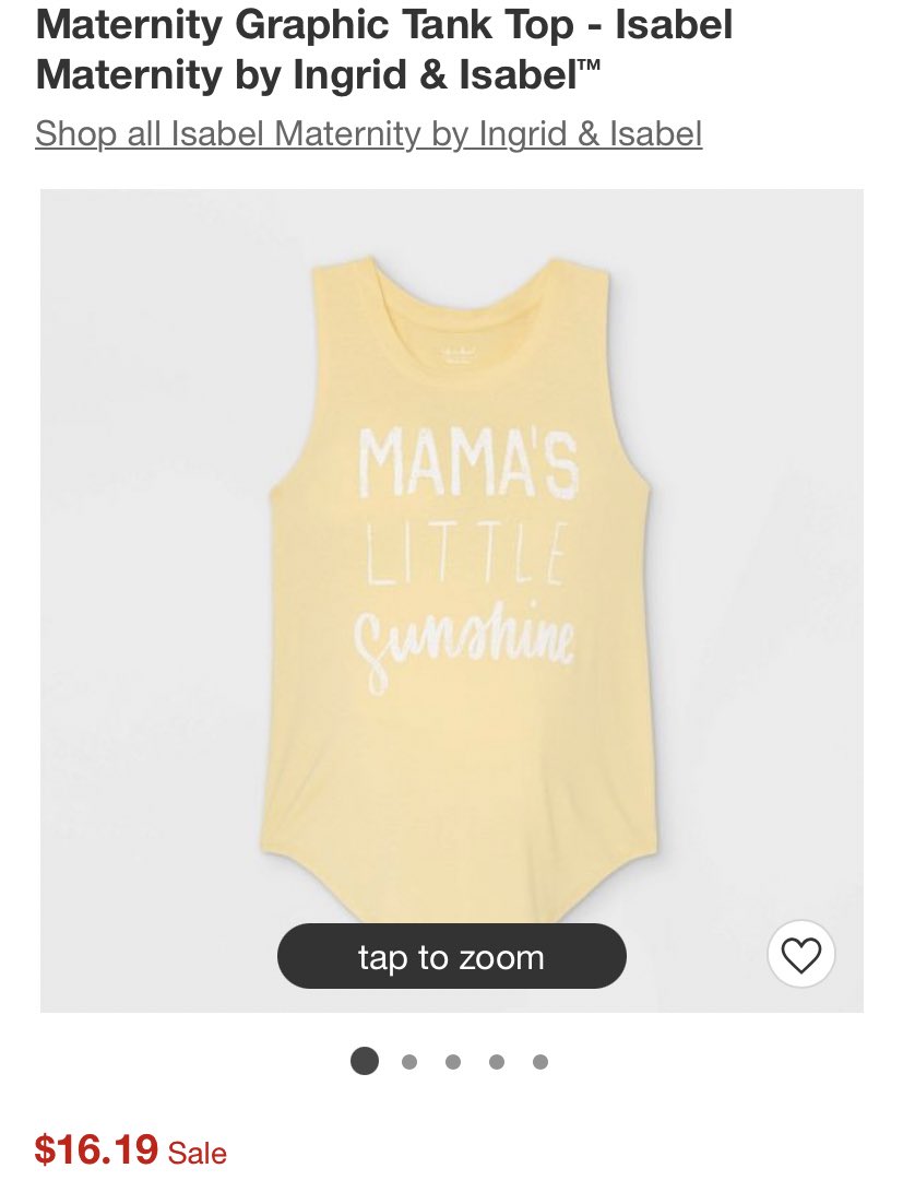  Two separate sunshine maternity shirts, both sold at Target!