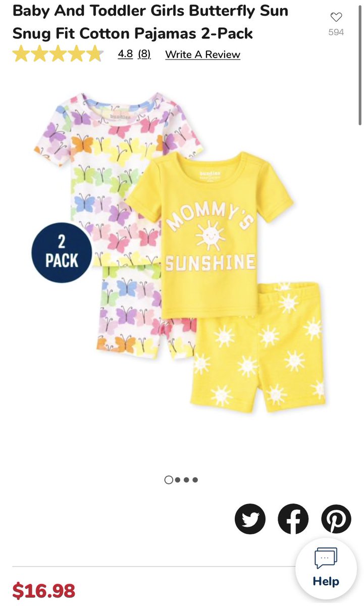  Sunshine clothes/pjs from The Children’s Place!
