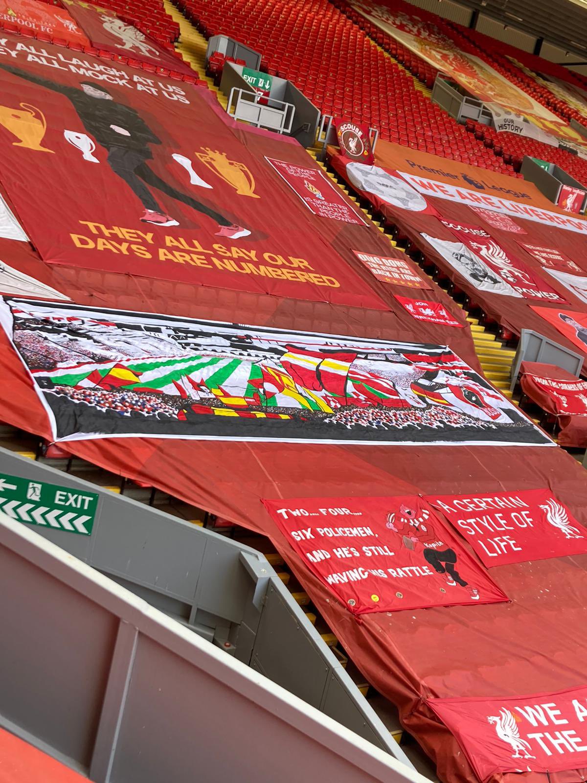 Spion Kop 1906 on Twitter "Flags are back out for tomorrow. Let’s get