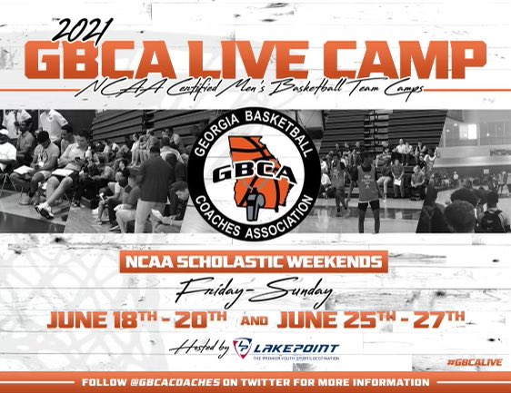 Men's College Basketball a Coaches ALL Levels, Lock-In to attend the @GAcoaches Live Period Team Camp. This Live Period Event is NCAA Certified & the Top Scholastic High School Team Camp in the Nation. #GBCALivePeriod