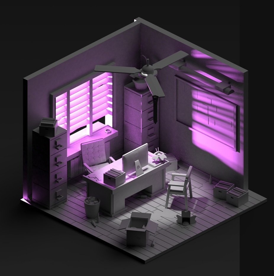 Cosmo__Carrot's tweet photo. Detective Office 🕵️‍♂️
#blender3d #keyshot #gameart https://t.co/wtUGN7t3wW