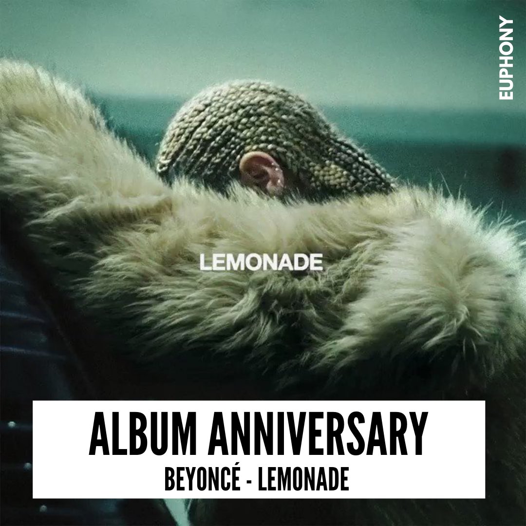ItsEuphony's tweet photo. BEYONCÉ?! 

It’s Lemonade’s 5th anniversary today 🍋✨ https://t.co/5IFg94JWOY
