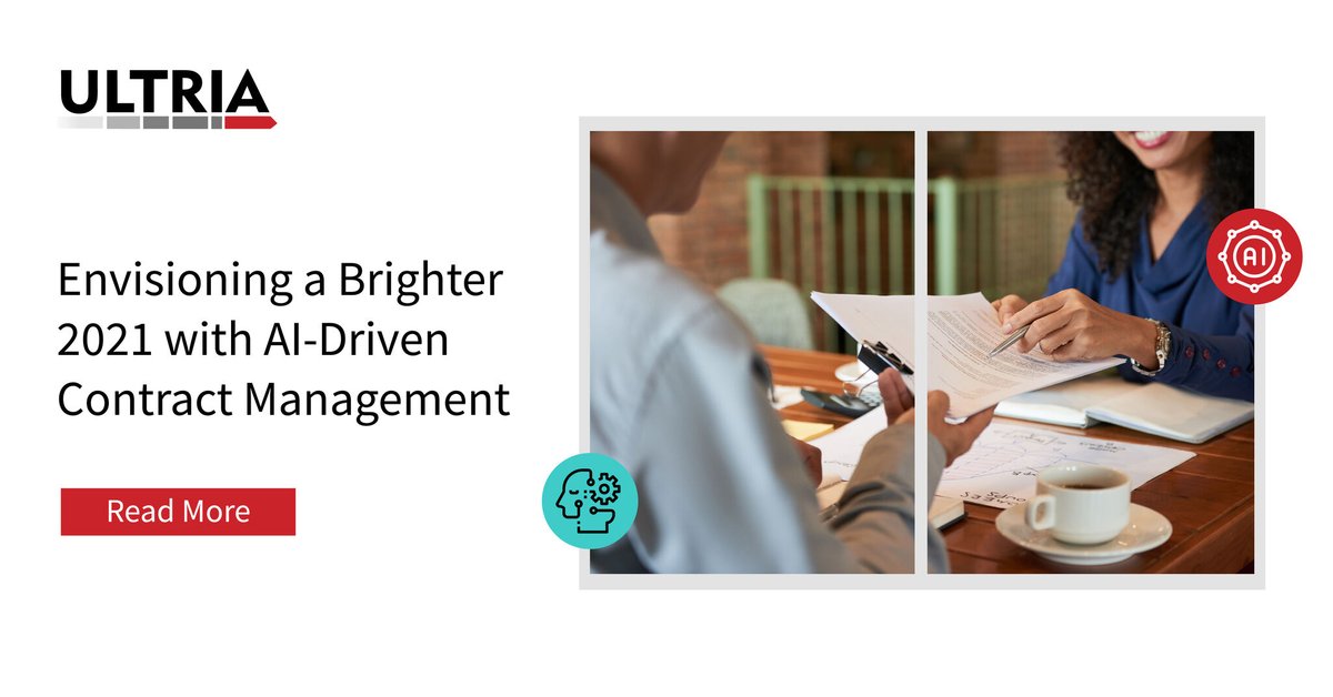 Ultria_CLM's tweet photo. The recent business disruption paved the way for the #accelerated #adoption of many emerging #technologies. Numerous organizations have started implementing #contractmanagement solutions powered by #AI, #ML, and #RPA. Read our blog to know more.
https://t.co/CjvoadhRHM https://t.co/p8GYZgi8PN