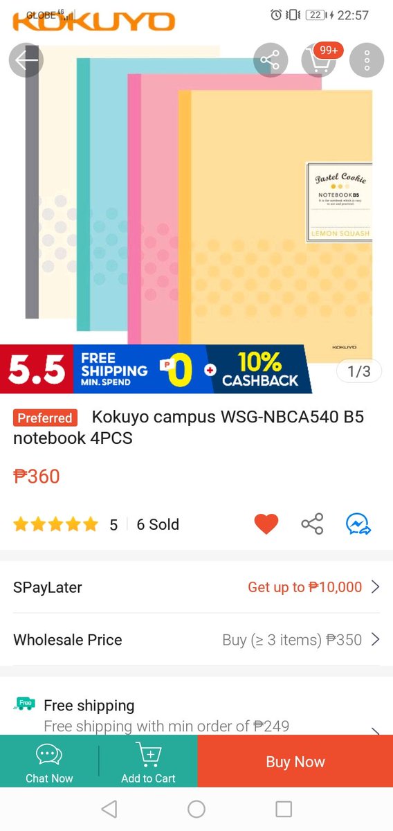 8mm ruled kokuyo campus notebooksI personally prefer 6mm ruled or 5mm grid pero if you like bigger lines then here you go, this shop has a lot of them https://shopee.ph/product/16344878/7849478425?smtt=0.306904736-1619189829.9 https://shopee.ph/product/16344878/5449468741?smtt=0.306904736-1619189914.9 https://shopee.ph/product/16344878/6149472646?smtt=0.306904736-1619189949.9