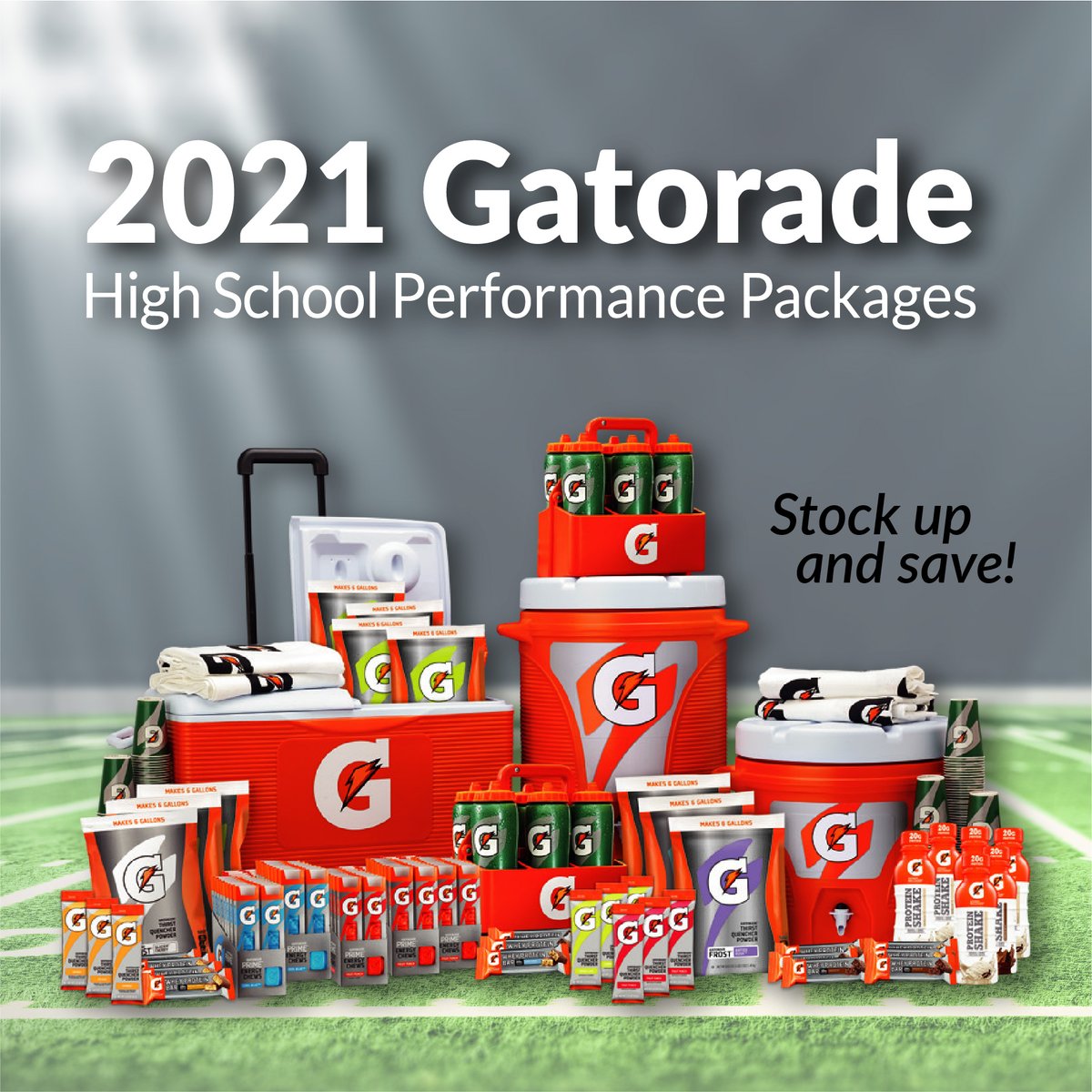 SH_SportsMed's tweet image. Keep your athletes cool and hydrated! 💪☀ We have three Gatorade performance packages to meet the needs of your program. Choose from our G Series Performance Package, the Fuel and Restore Package, or build your own.

Shop now: ow.ly/2BqE50EswNP