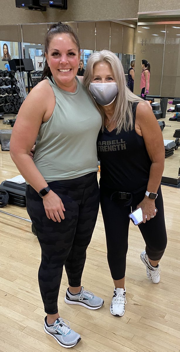 pambagley's tweet photo. TGIF🎊Thanks for kicking off the weekend with a fun BBS class, Stacey🏋️‍♂️                                    #LTClassDash #Sweepstakes @LifeTime_Life https://t.co/JjQFo9gORp