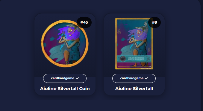 CardBardGame's tweet photo. One day left of the Aioline Silverfall limited edition #NFT auction! #nftcollectors #NFTartists  

Bid here--------------> https://t.co/aRyRtGsHGB https://t.co/CdcSTVbGvh
