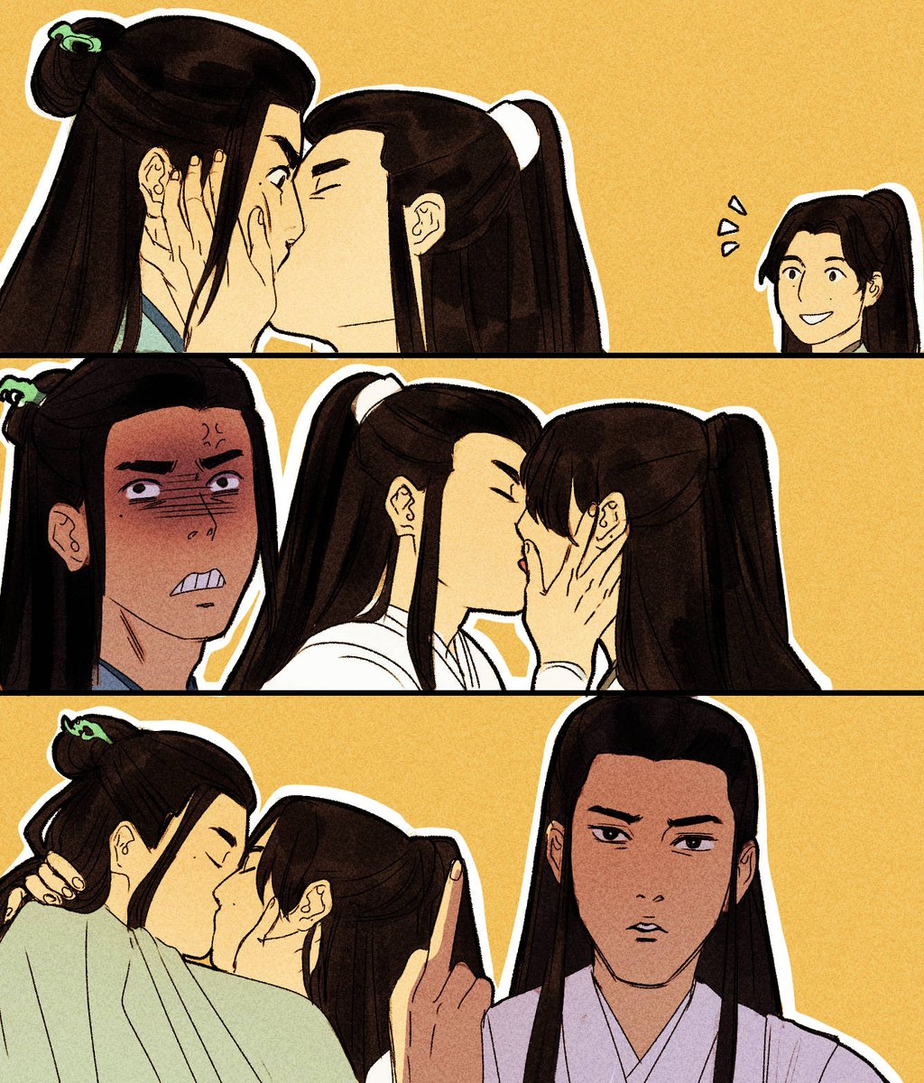 i think grandpa needs kisses too #山河令 