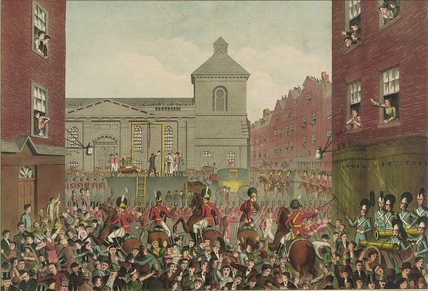 Emmet launched a rebellion on 23rd July 1803 in order to seize Dublin Castle. But with only 200 men, it only amounted to a large-scale disturbance. Emmet fled into hiding, but was captured, tried, & found guilty of treason. He was hanged & beheaded in front of St. Catherines..~2