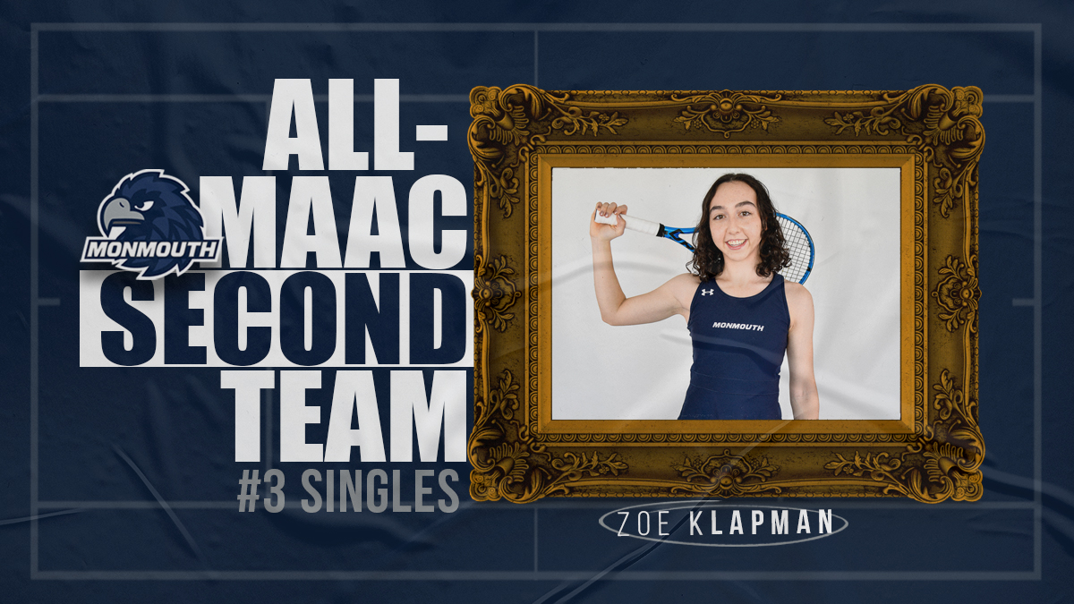 MonmouthHawks's tweet photo. These newcomers made a big impact on @MonmouthWTen this season.

Freshman Lenien Jamir and sophomore Zoe Klapman each earn All-MAAC honors!

#FlyHawks https://t.co/xySEQ5ADD2