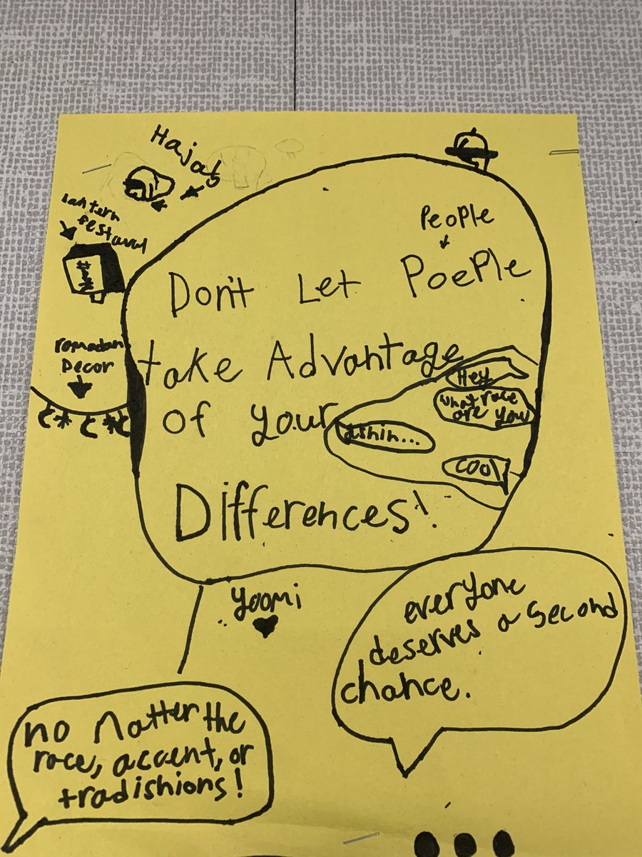 MissPoltorak's tweet photo. We added to our kindness wall! These 4th and 5th graders have been talking about how our words and actions can impact others every day. Here are some of the kindness posters they came up with...
Nice job mustangs! #narancamustangs #cvusd #cajonvalleyusd #kindness #YouMatter https://t.co/KbfZVIWh4o