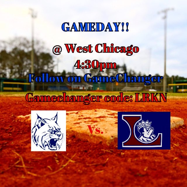 It’s Game Day Royals! If you can’t make it to west Chicago you can always follow the game on the GameChanger app!
