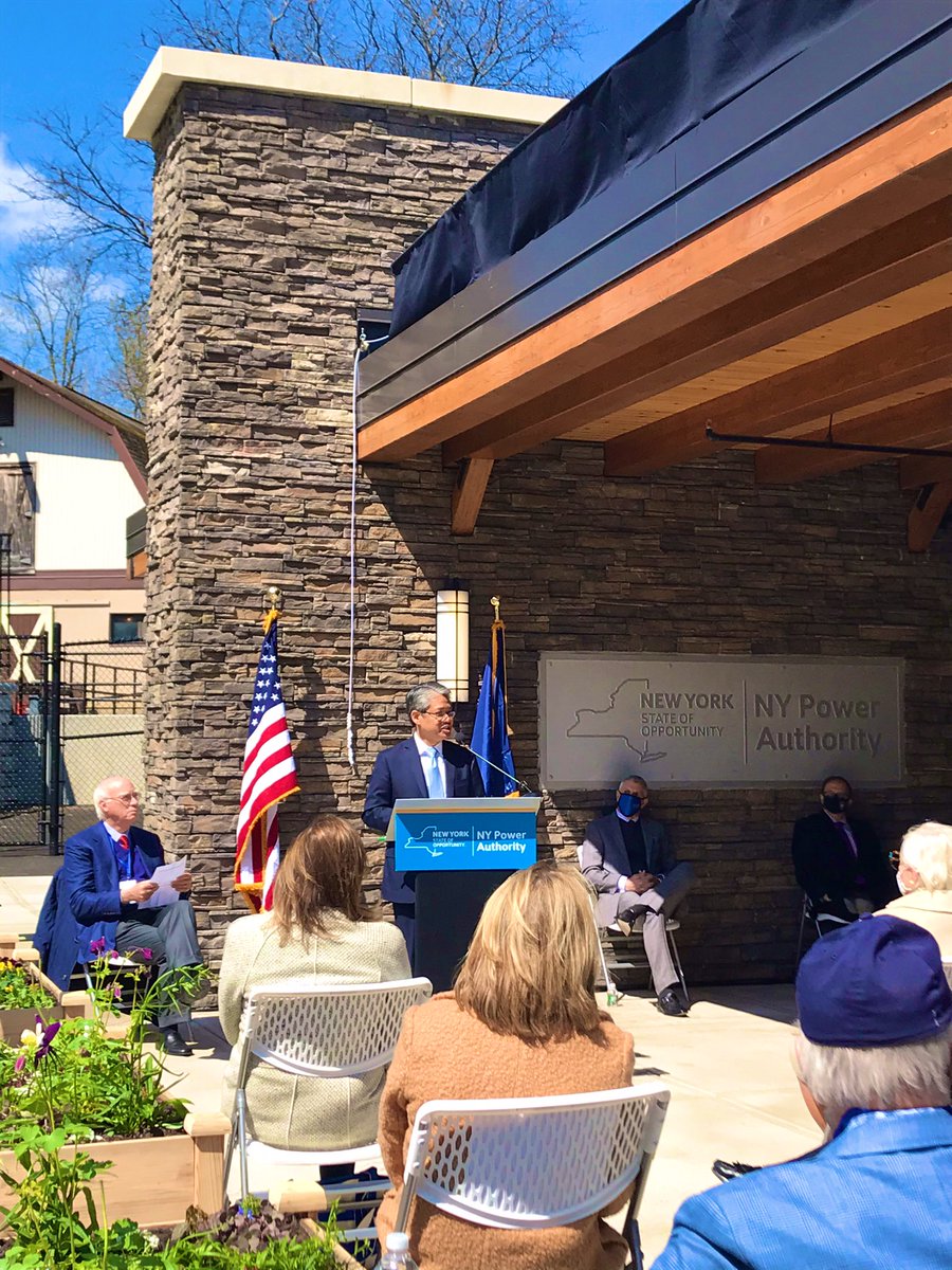 "The John S. Dyson New York #Energy Zone is a testament to innovation, initiative, and imagination—qualities and values that John has personified throughout his career." -NYPA CEO @GQEnergy at the #NYEnergyZone dedication #EarthWeek