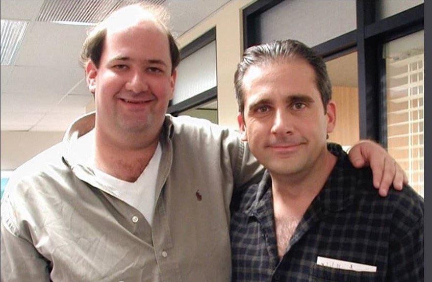 uncle_june's tweet image. James Gandolfini and Michael Imperioli on their final day together on set of The Sopranos.