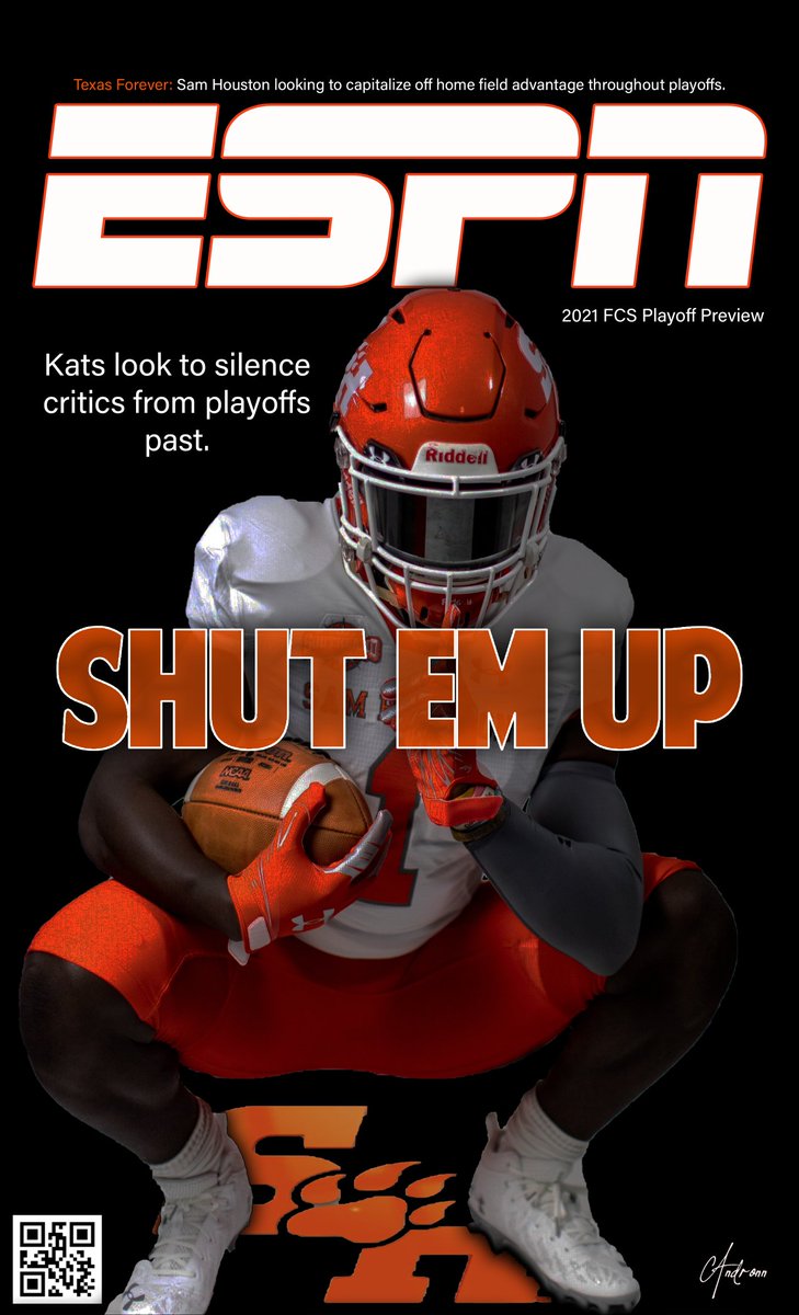 City_903's tweet image. Designed these ESPN covers to get ready for some @BearkatsFB playoffs.

@BearkatSports @KatFansDotCom @SportsofSHSU

#EatEmUpKats #SHSU #SHutEmUp