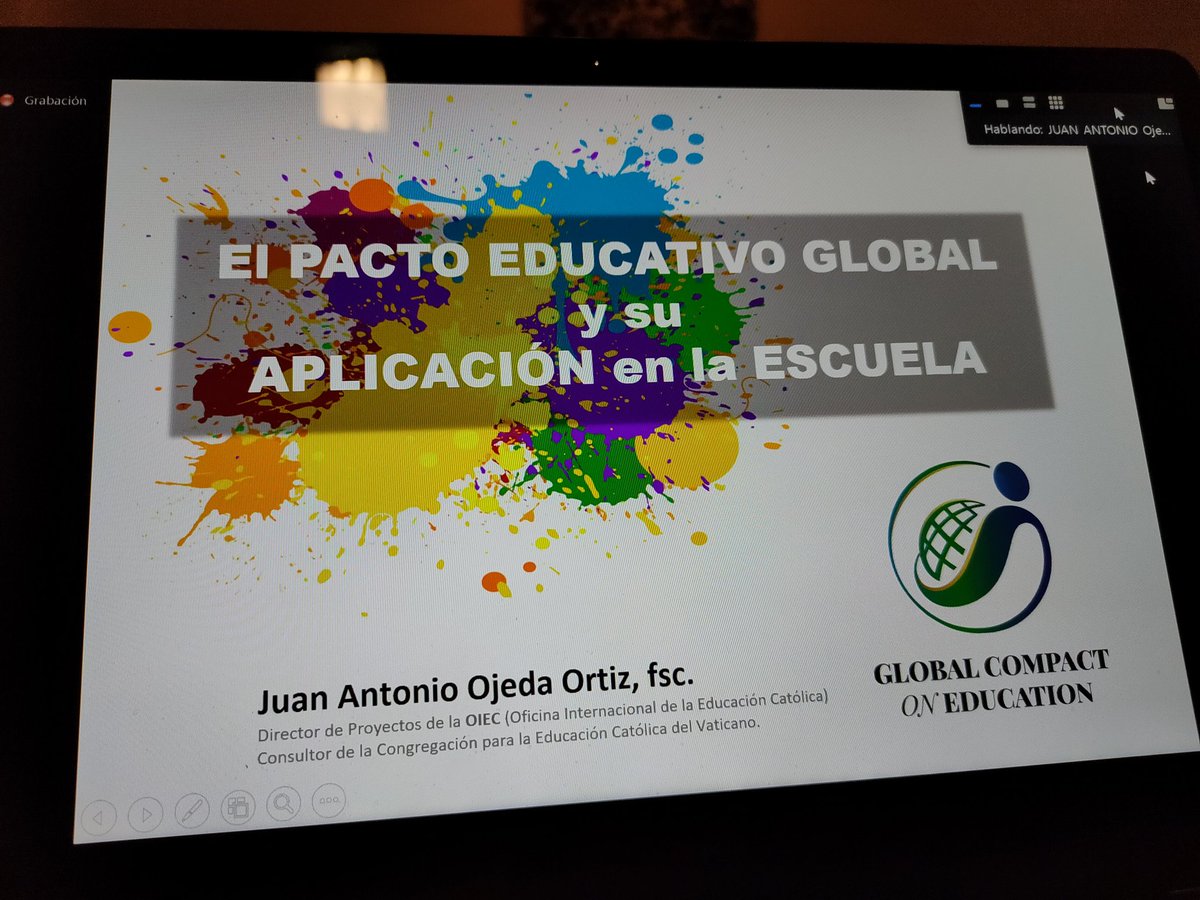 Participando en el I Encuentro Internacional de Educadores Mercedarios, reflexionando sobre el pacto educativo global. 
#mercedariasdelacaridad
#pactoeducativoglobal