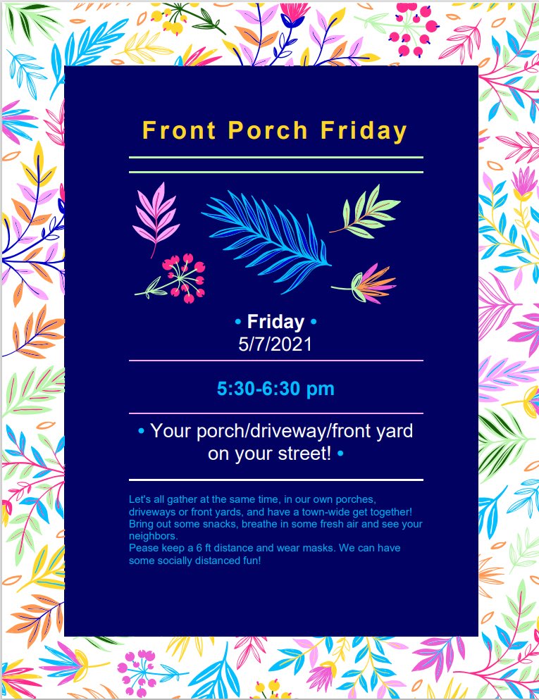 2021 Annual Town Wide Yard Sale September 18 & 19th Hopewell Borough