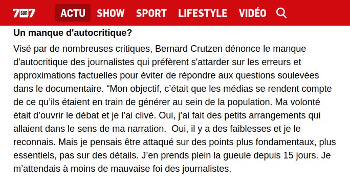 Vous trouvez que ça ne cadre pas très bien avec ce que vous aviez cru comprendre jusqu'ici ? Moi aussi.Visiblement, le réalisateur a "fait des petits arrangements qui allaient dans le sens de sa narration"Essayons de mesurer l'ampleur de ces petits arrangements.11/n